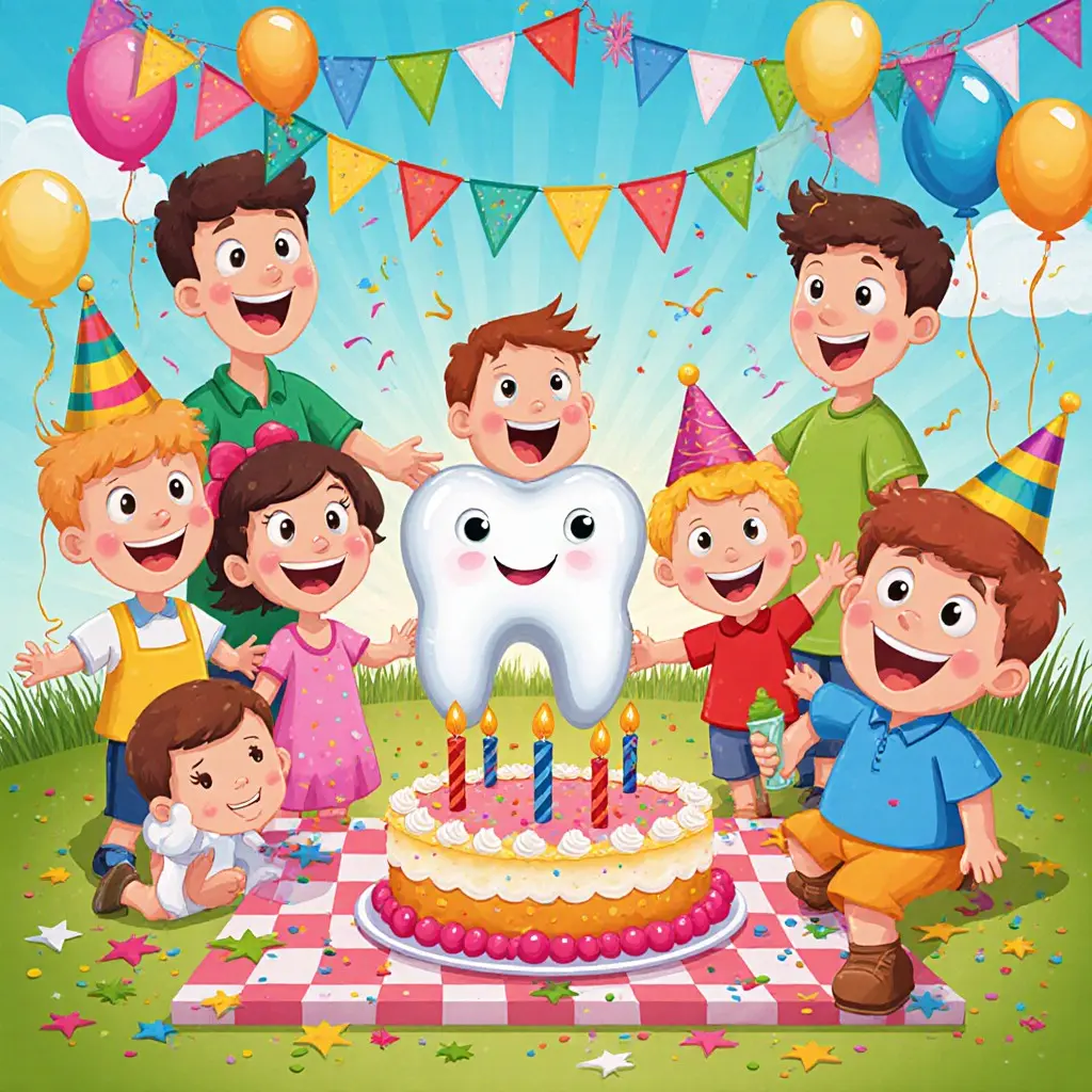جشن دندونی و مراسم خانوادگی شاد - نوا آرا | عروسک‌گردانی حرفه‌ای، سرگرمی‌های آموزشی، مسابقات کودکانه، پذیرایی مخصوص کودکان