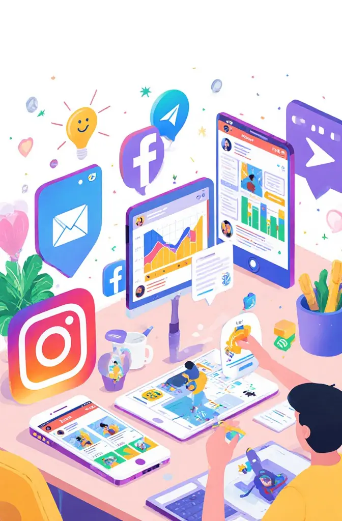 تولید محتوای پشت‌صحنه مراسم برای اینستاگرام و تیک‌تاک - نوا آرا | استوری‌های تعاملی، ریels جذاب، هشتگ‌سازی حرفه‌ای، افزایش تعامل