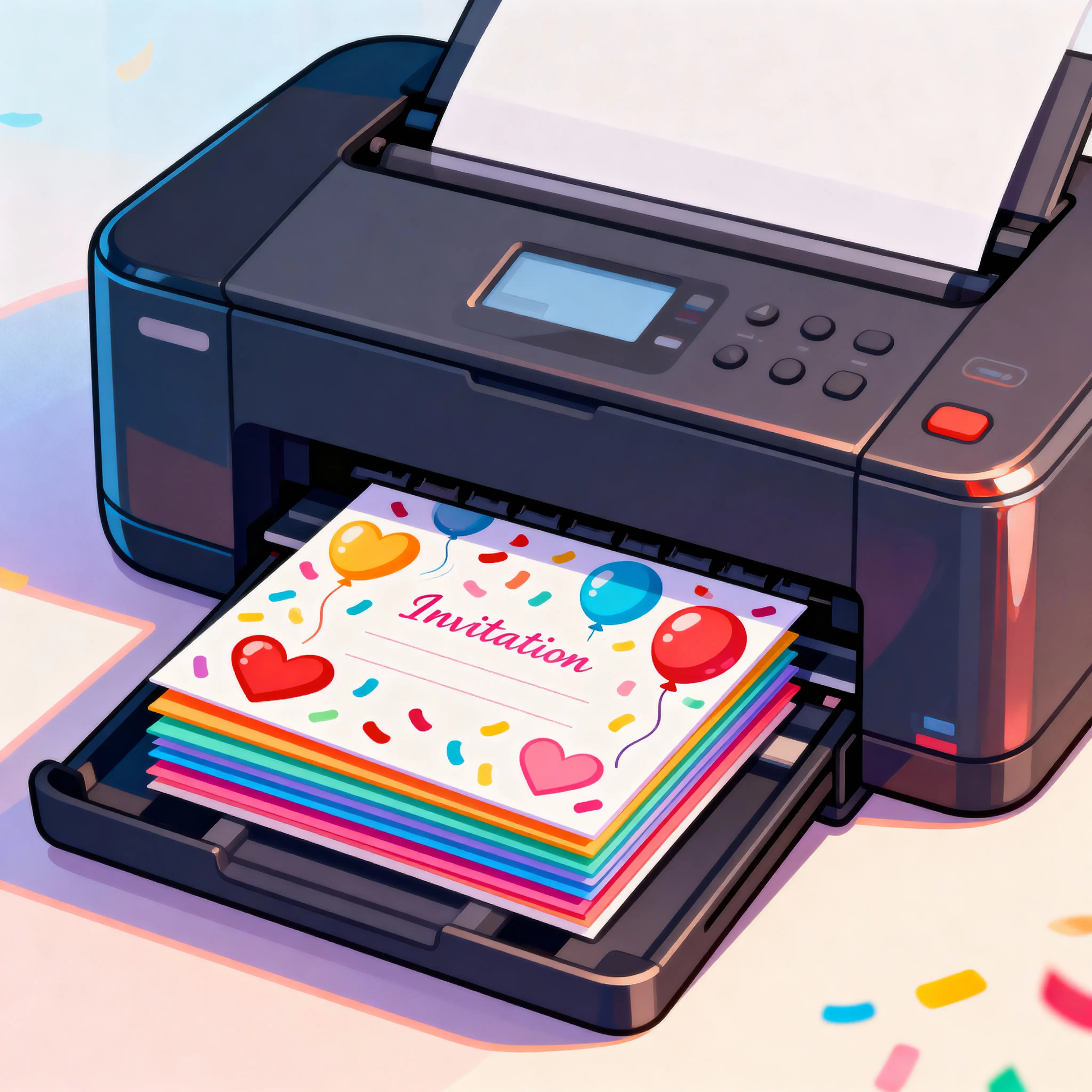 کارت دعوت تولد دیجیتال چاپ طلایی و برجسته - نوا آرا | طراحی اختصاصی کارت دعوت کودک، تم‌های رنگارنگ، چاپ با کیفیت بالا