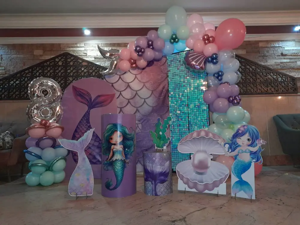 تزیینات مراسم عقد با پالت رنگ صورتی و طلایی | سفره عقد رنگی | دکوراسیون رنگارنگ